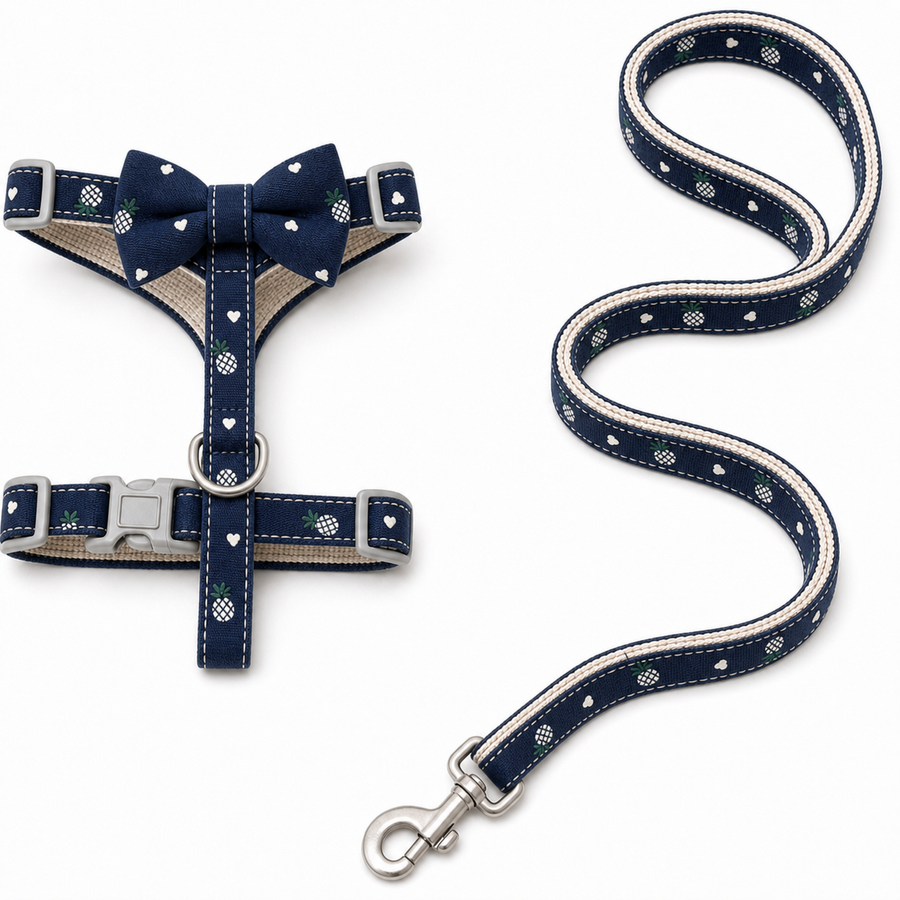 Navy Blue Bow