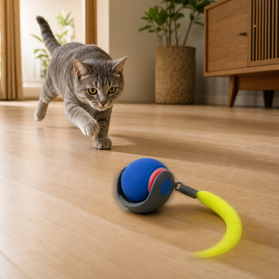 Cat Teasing Ball