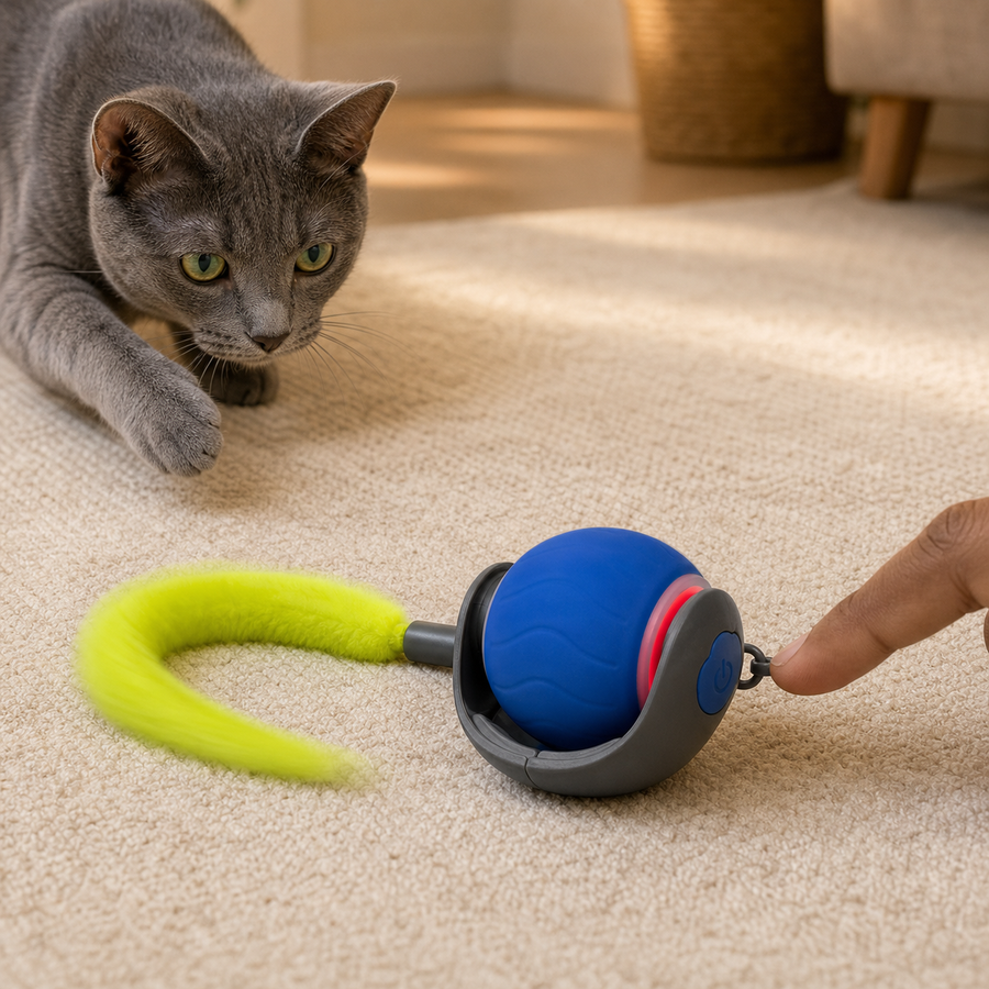 Cat Teasing Ball