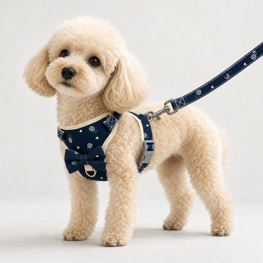 Navy Blue Bow
