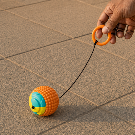 Hand Throwing Ball - Tug Ball
