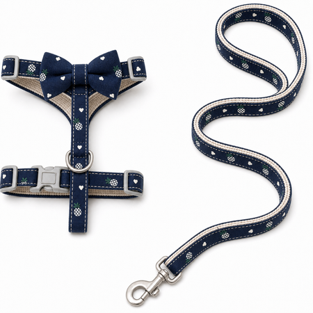 Navy Blue Bow