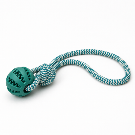 Treat Dispenser Rope Ball