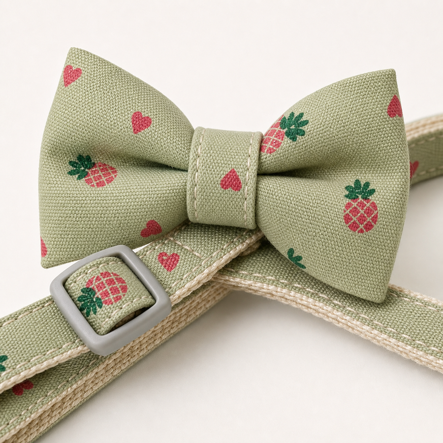 Olive Green Bow