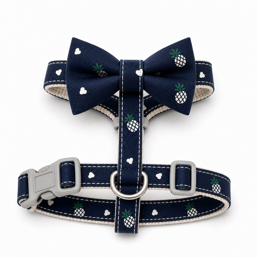 Navy Blue Bow