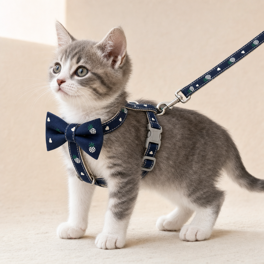 Navy Blue Bow