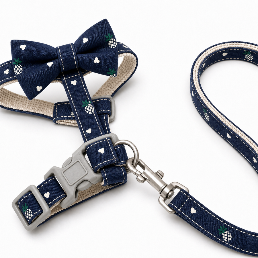 Navy Blue Bow