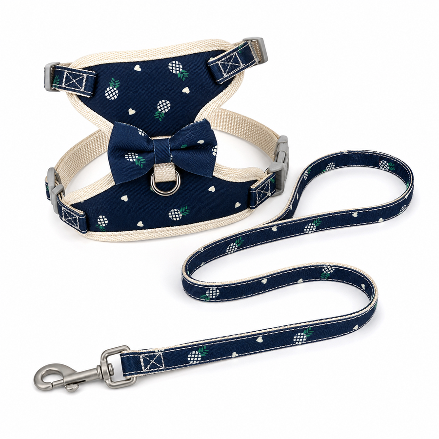 Navy Blue Bow